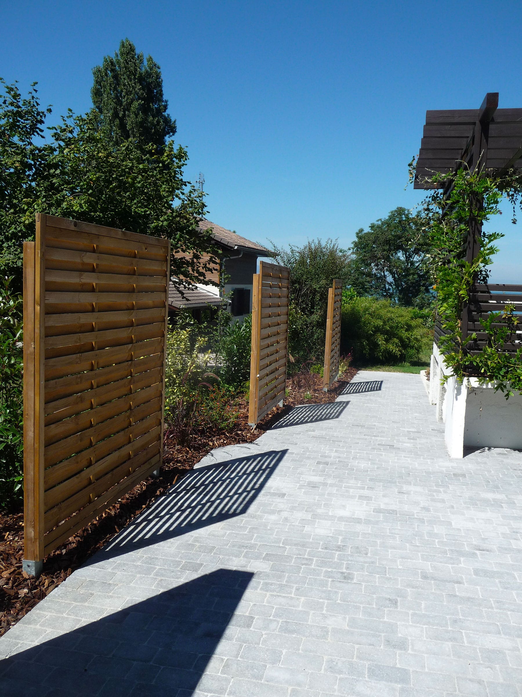 installation de brise vue