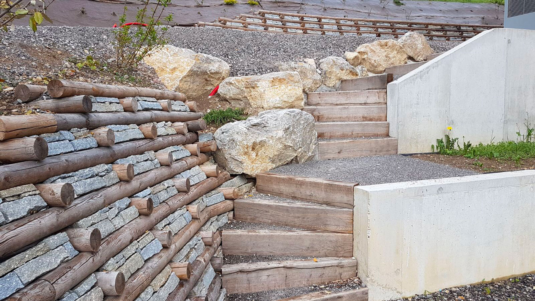 installation escalier terrasse